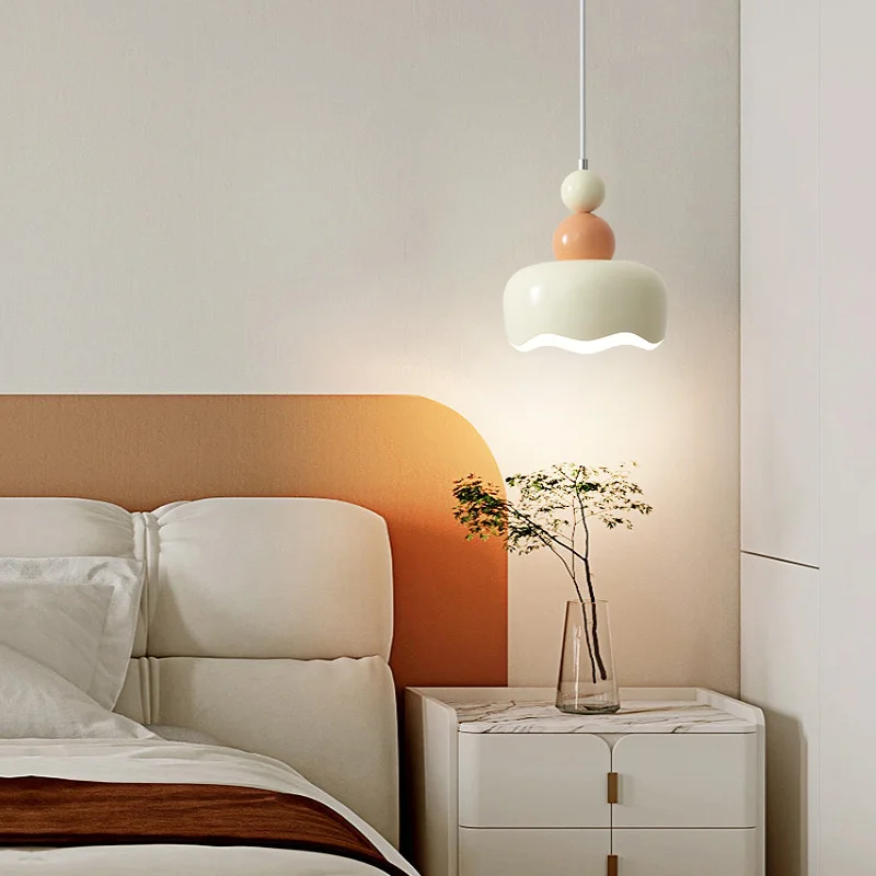 Bedside chandelier, modern simplicity, boys, girls, children's room, bedroom, hallway balcony light, warm master bedroom,