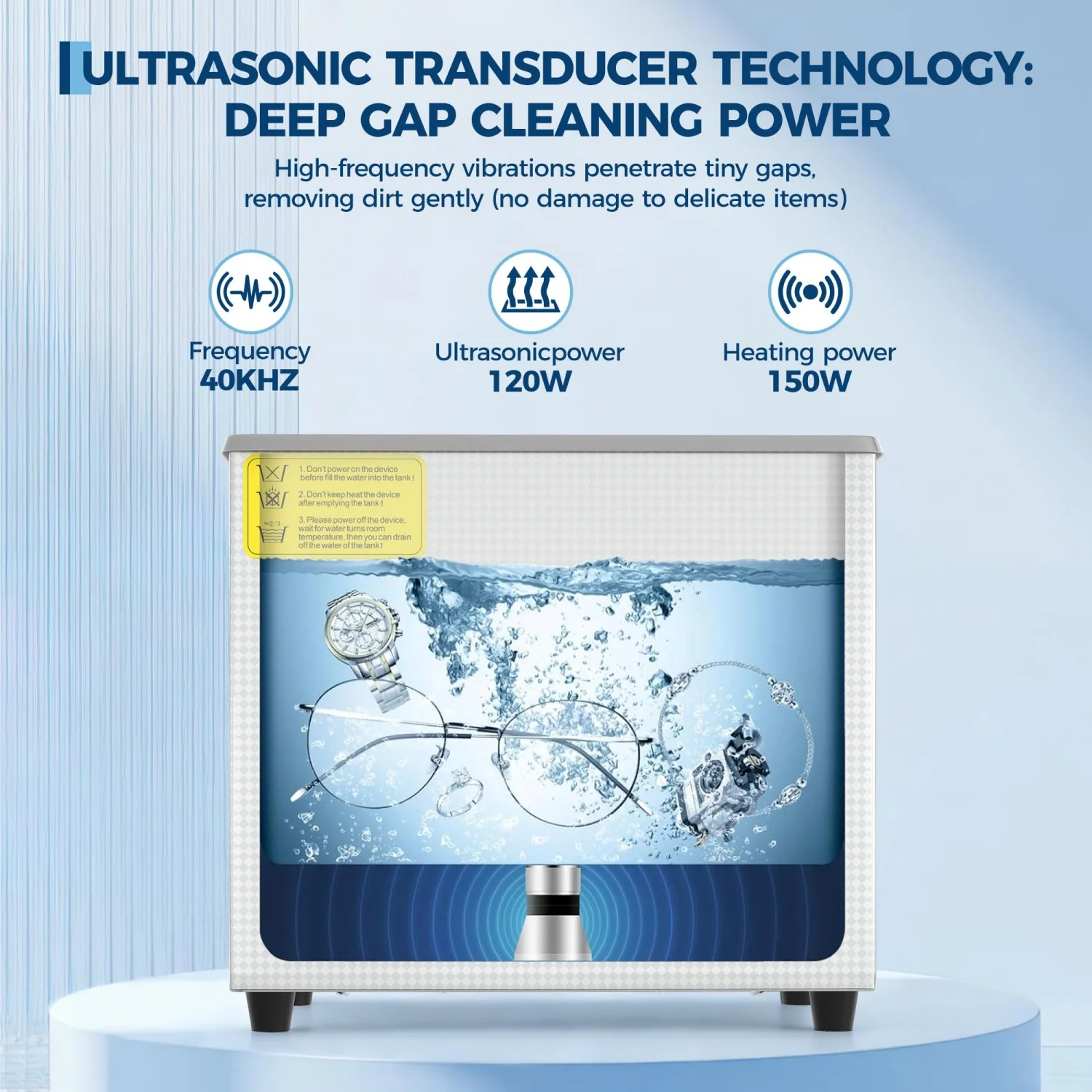 جهاز تنظيف بالموجات فوق الصوتي - مراجعة Stainless Steel Ultrasonic Cleaner 22L Basket وسعره