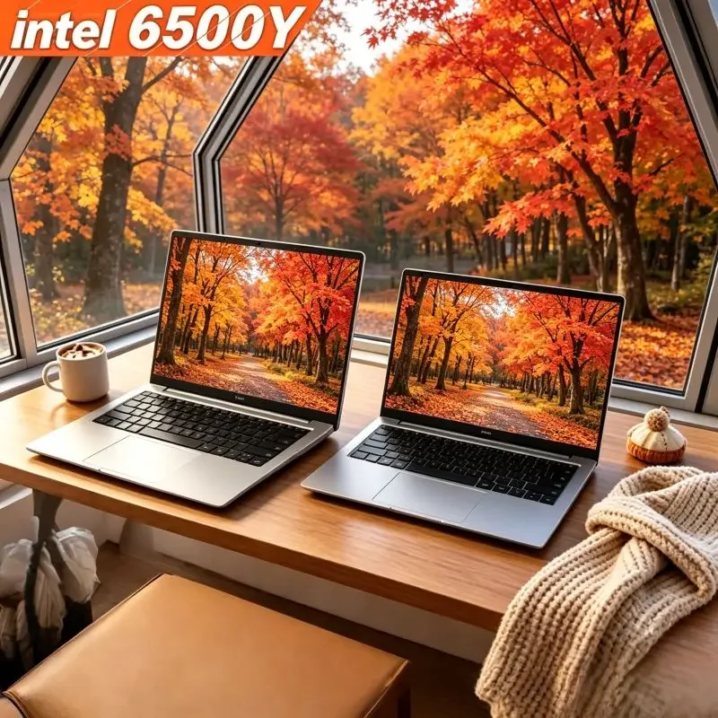 

14.1 Inch Laptop Powered by Intel 6500Y, Supporting 16GB/32GB Memory. Windows 11 System Delivers Great for Office Productivity