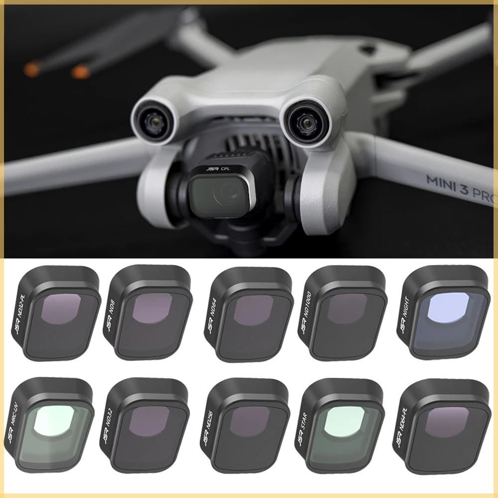 

Drone Filter For DJI Mini 3 Pro Neutral Density Polar Camera Accessories UV CPL ND NDPL64/8/16/32/1000 Mini 3 Pro Filter