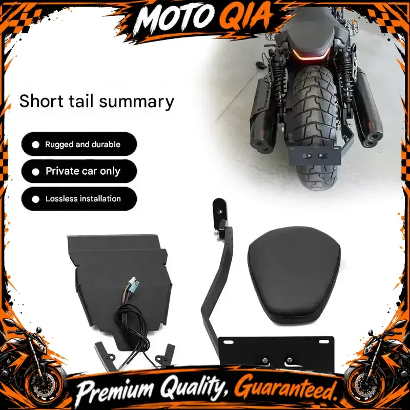 【High Quality】Short Tail License Plate Holder Bracket For BENDA Dark Flag 950 Modified Accessories