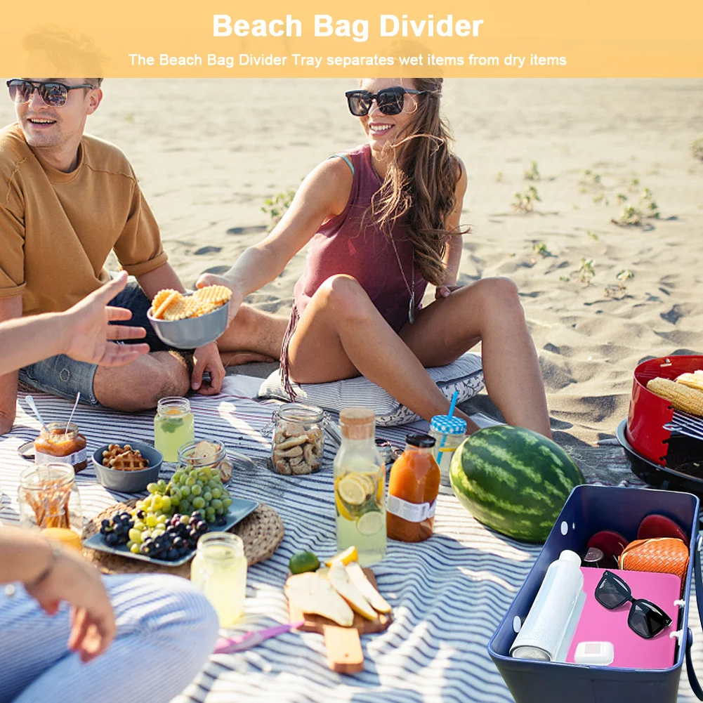 ถาดแบ่งช่องใส่ของสำหรับกระเป๋าชายหาดทันสมัย ใช้ได้กับกระเป๋า Bogg Bag  สำหรับกระเป๋าชายหาด  อุปกรณ์เสริมสำหรับกระเป๋า Bogg Bag ของแท้