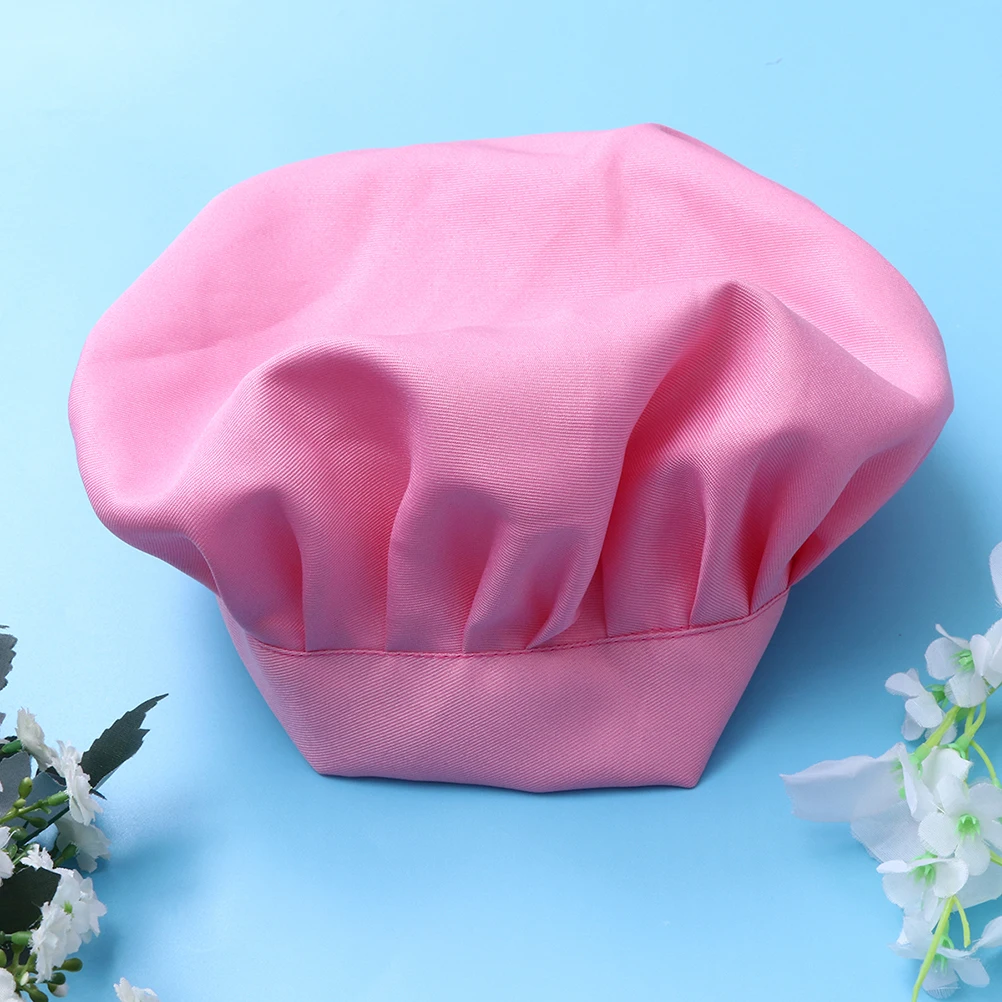 

2 PCS/Set Children's Apron Hat Kids Cooking Sleeve Hand Cuff Print Chef Playset