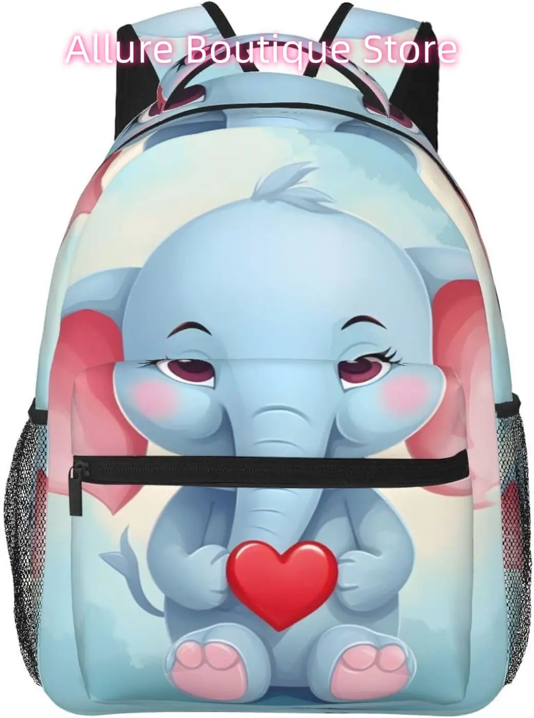

laptop bag back to school Cute Elephant Lightweight Laptop Backpack Lightweight Multipurpose Travel Casual Daypack Unisex Colleg
