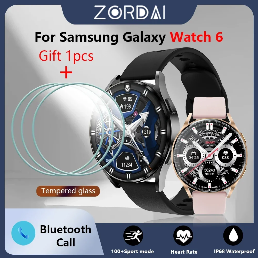 

Смарт-часы Zordai для Galaxy Watch 6 OD5, новинка 2024, Bluetooth, звонки, NFC IP68, водонепроницаемые спортивные Смарт-часы для фитнеса для мужчин и женщин