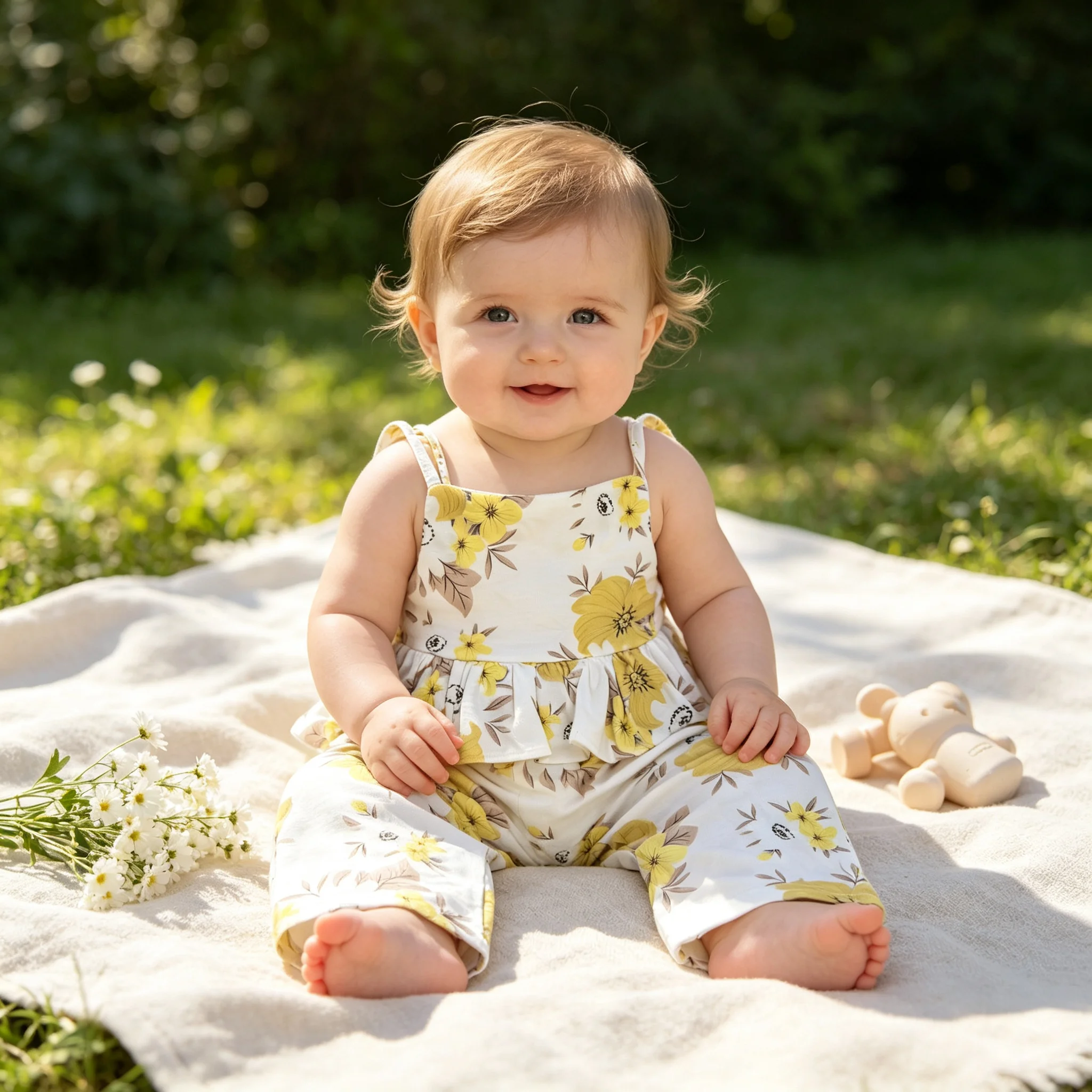 Summer Color Print Spaghetti Strap Jumpsuits baby girls Casual Vacation Style Beach Jumpsuit Trendy Vintage Ladies Clothing