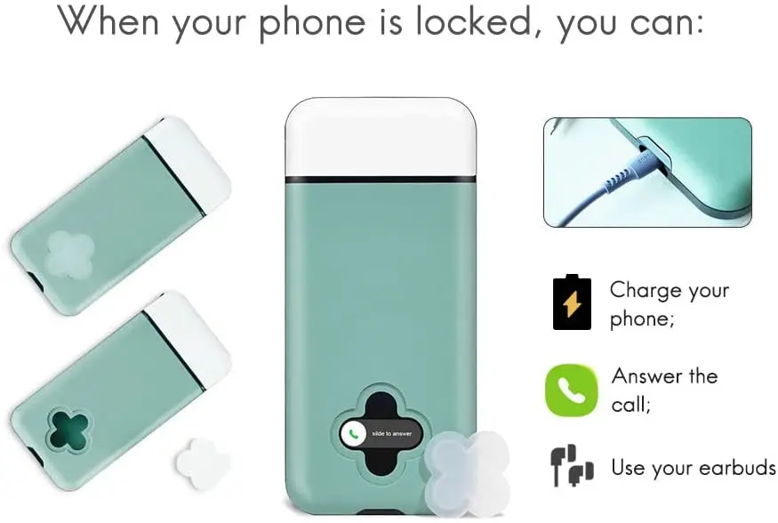 Cell Phone Lock Box with Timer for iPhone and Android,Help to Be Self-Discipline and Focus, Prevent Phone Addiction