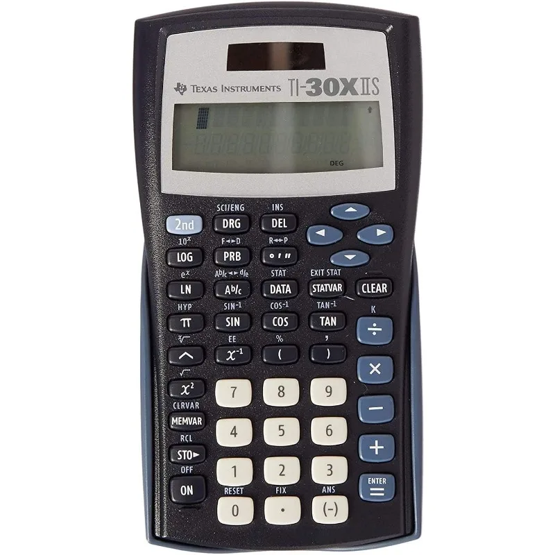 آلة حاسبة علمية من تكساس إنسترومنتس TI-30XIIS - مجموعة المعلم (10 عبوات) - جديدة، أسود، أزرق