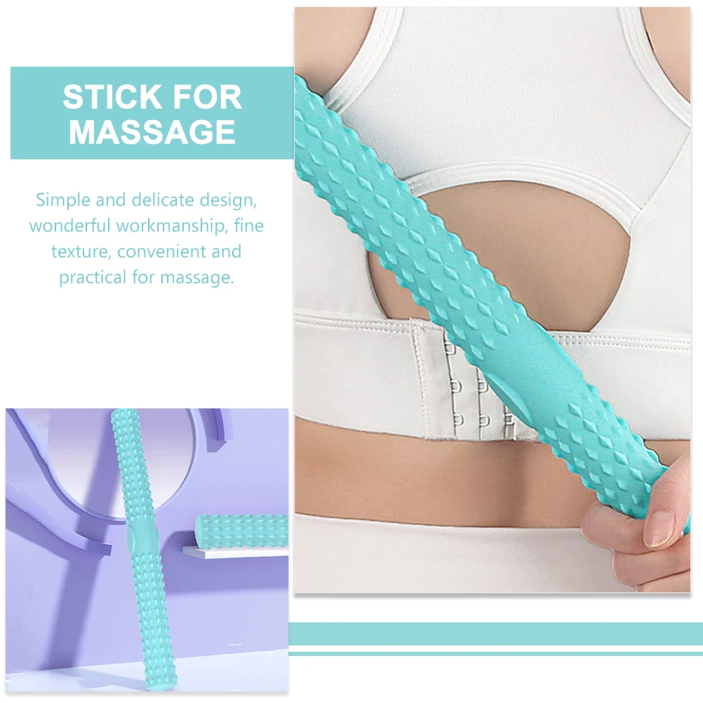 

Ролик для мышц, ручная гибкая противоскользящая массажная палочка для лечения спины, ног, рук, ролик для мышц