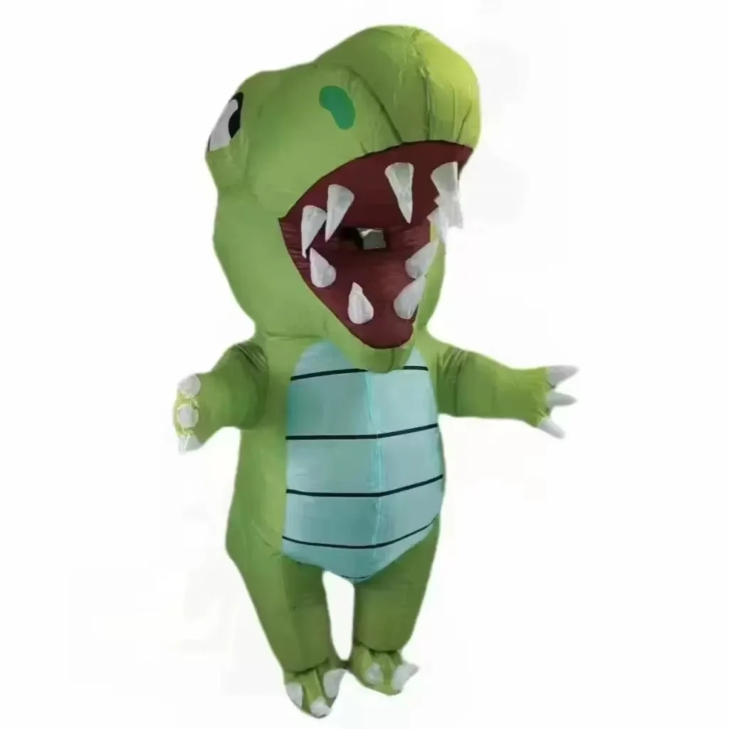 Adult Fat-Headed Dinosaur Inflatable Costume  Full Body Inflated Animal Blow Up Suit Fancy Dress Cosplay Halloween Costume view 5