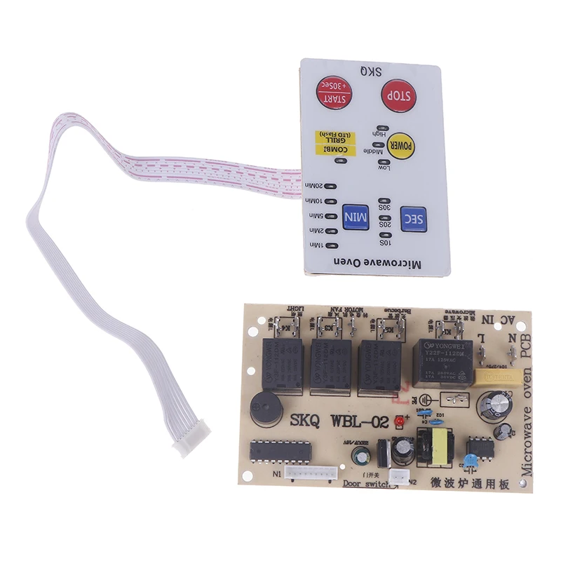 Microwave Oven Universal Board Motherboard Repair Board Modified Circuit Board Accessories Ultra-Thin Button Replacement