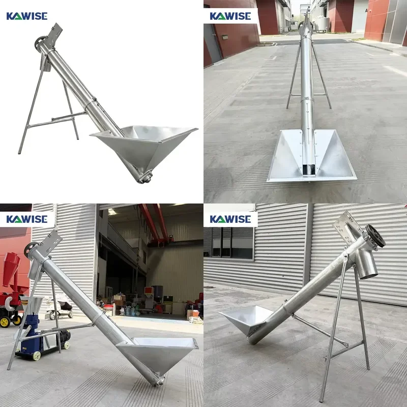 

Small Screw Conveyor With Custom Length and Tube Diameter for Farm Feed Grain and Pellet Processing