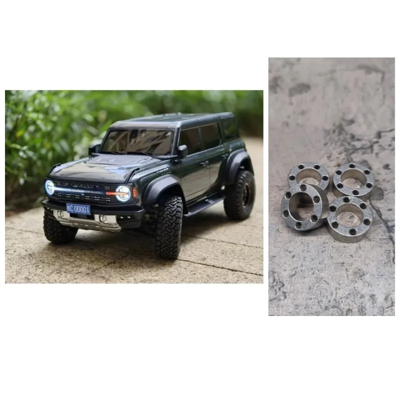 For KM Bronco Raptor 1/8 RC Crawler 8mm Wheel Hub Extenders 7075 Aluminum for Front Independent Suspension Models