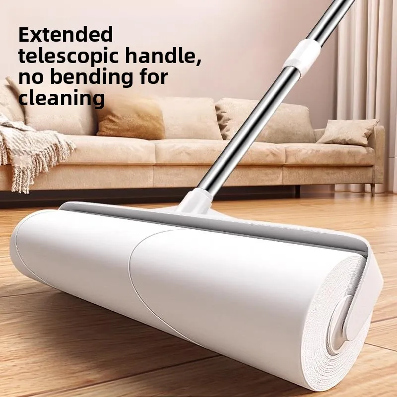 

Exble Roller Stiy Hair Remover Long Pole Bed Floor Clothes Dust Hair Stiy Cleaning Tool Plastic Material Household C...