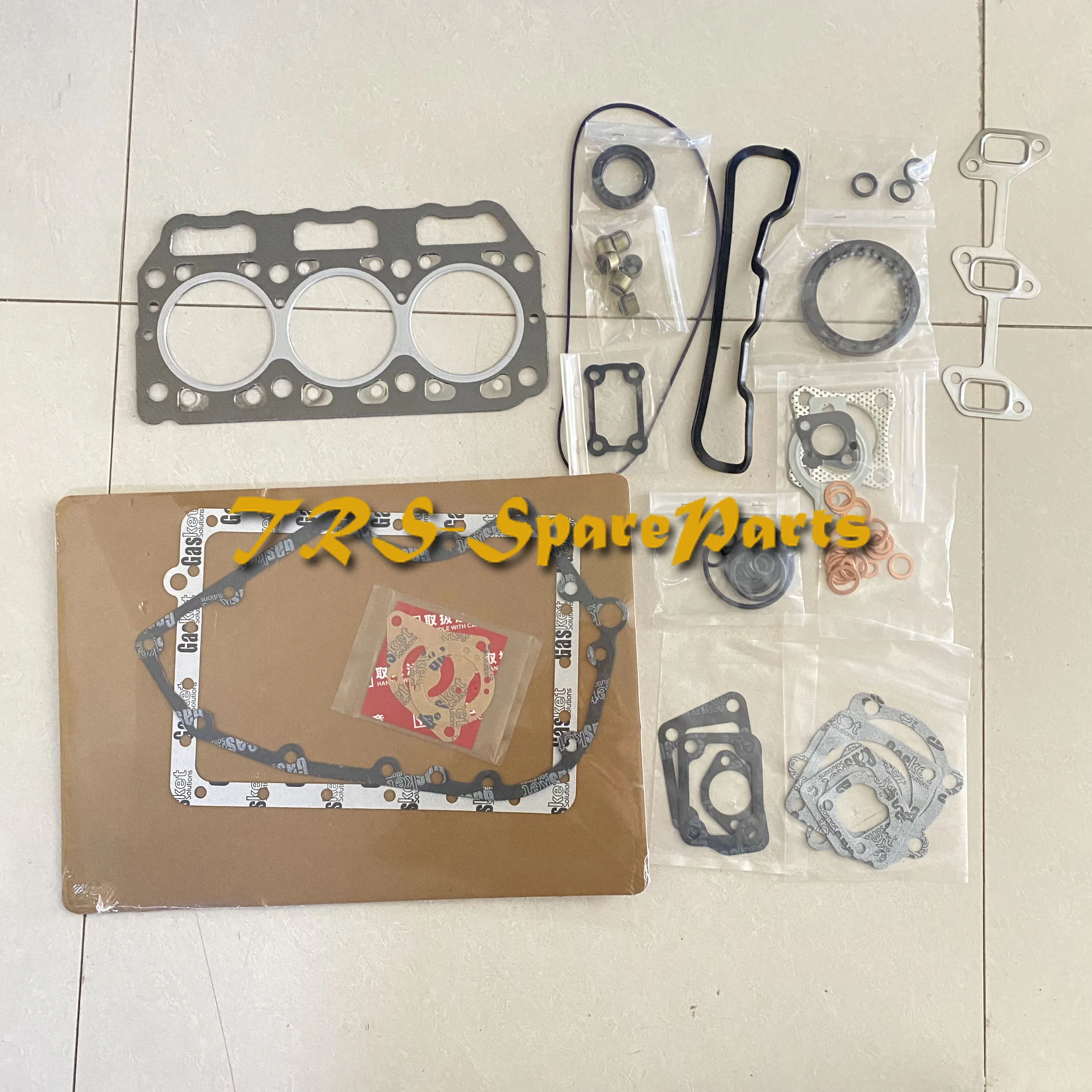 3T72HA Full Overhaul Gasket Kit With Cylinder Head Gasket 121550-01331 For Yanmar Engine Parts 3T72HA-A