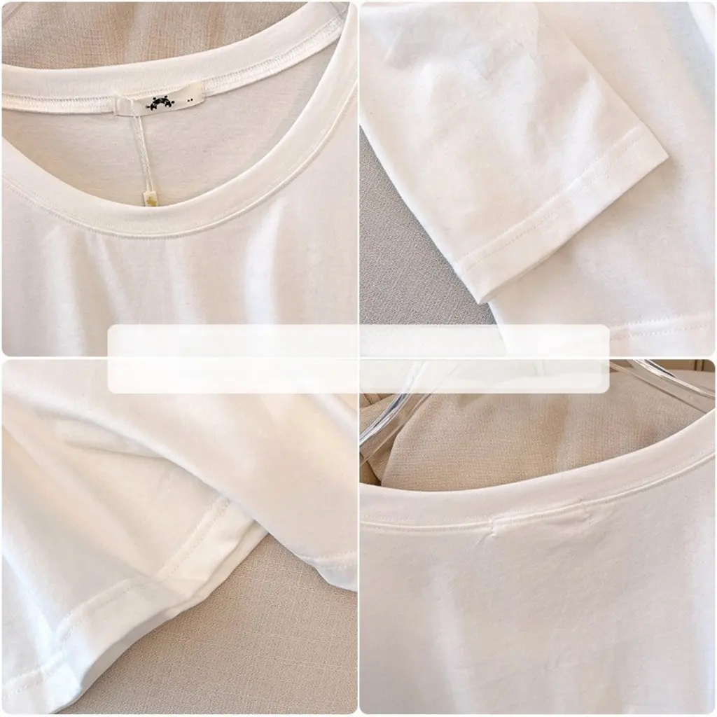 

Очень большая женская футболка с круглым вырезом и длинными рукавами, базовая рубашка с плечами для полных девушек, свободная посадка, весна-осень, новинка 300 Jin