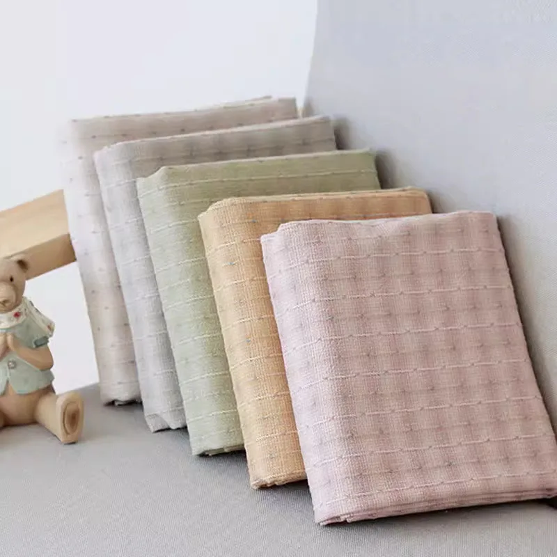 

50*140cm DIY Japan Little Cloth group Yarn-dyed fabric,for sewing Handmade Patchwork Quilting , yarn-dyed first dye woven cotton