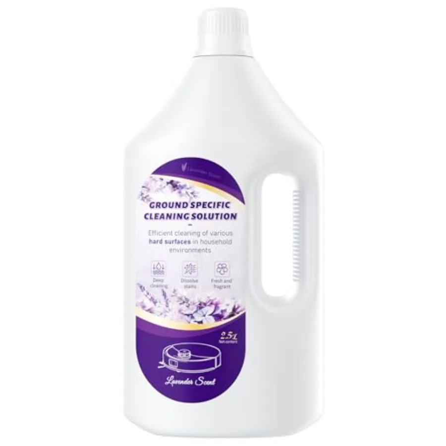 

2.5 L Floor Cleaning Solution Scent Compatible with Roborock//Bissell/Swiffer/IRobot/Eufy Quick Drying Without Residue Suitable