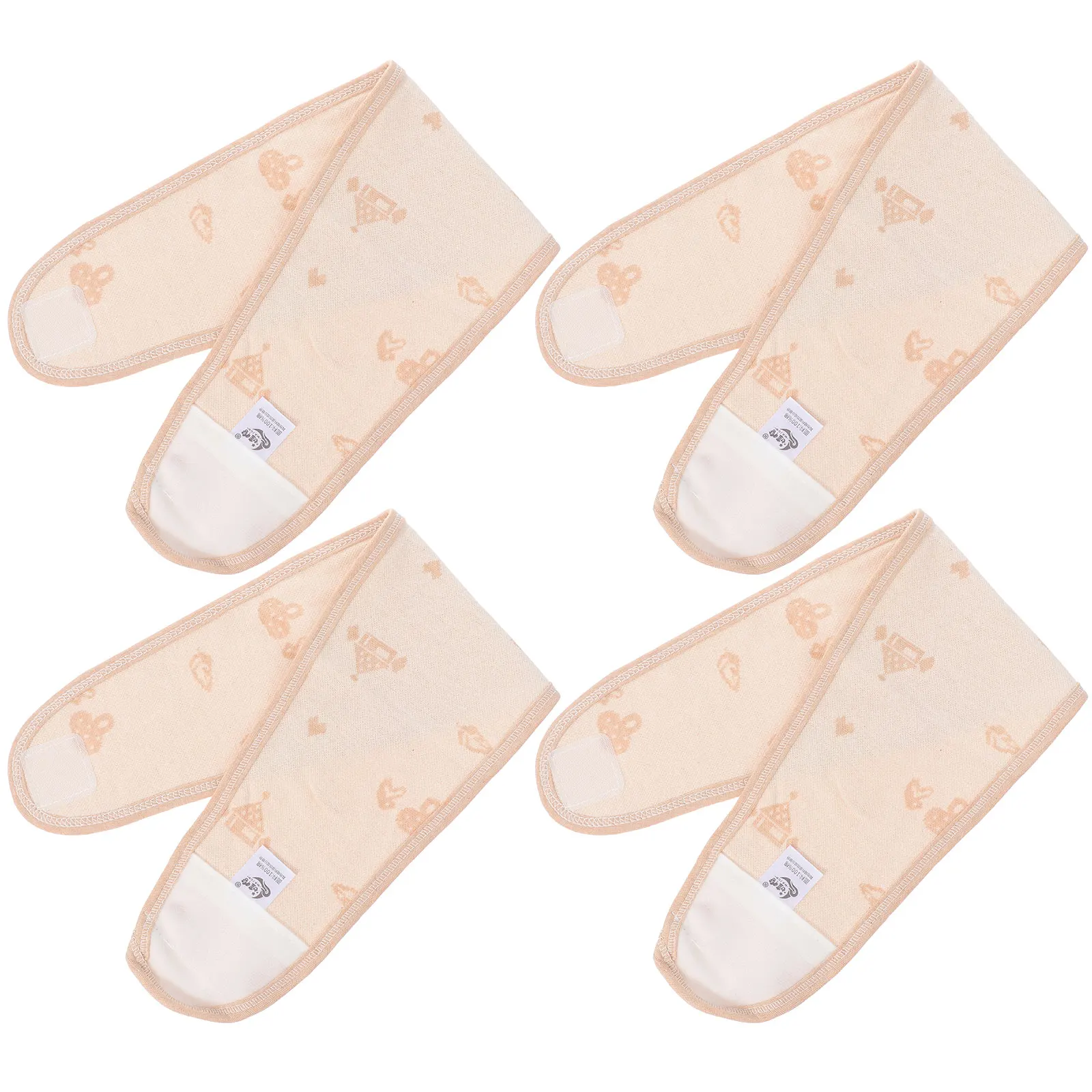 

4pcs Baby Belly Bands Cotton Drool Postpartum Belts Infant Wraps Navel Belts Toddler Cummerbund Soft Durable Warm Practical