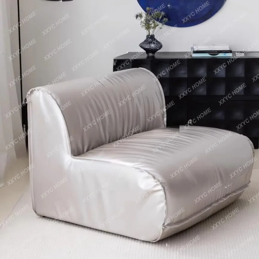 XXMinimalist, niche design silver, modern minimalist creative bread lazy leisure sofa