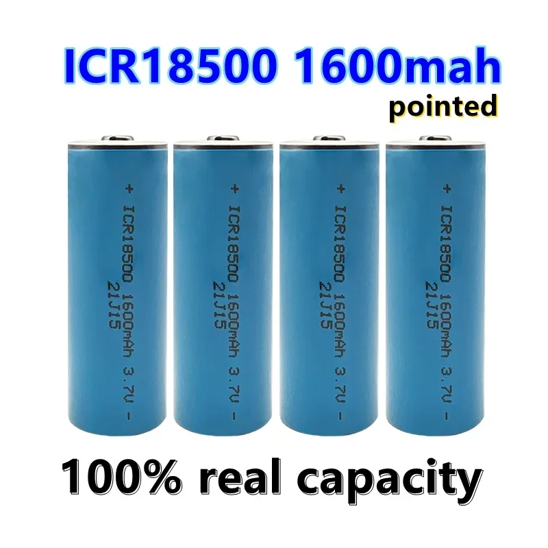 

New 18500 battery is 3.7V1600mAh, with a pointed rechargeable ion battery. for a special lithium battery for glare flashlights