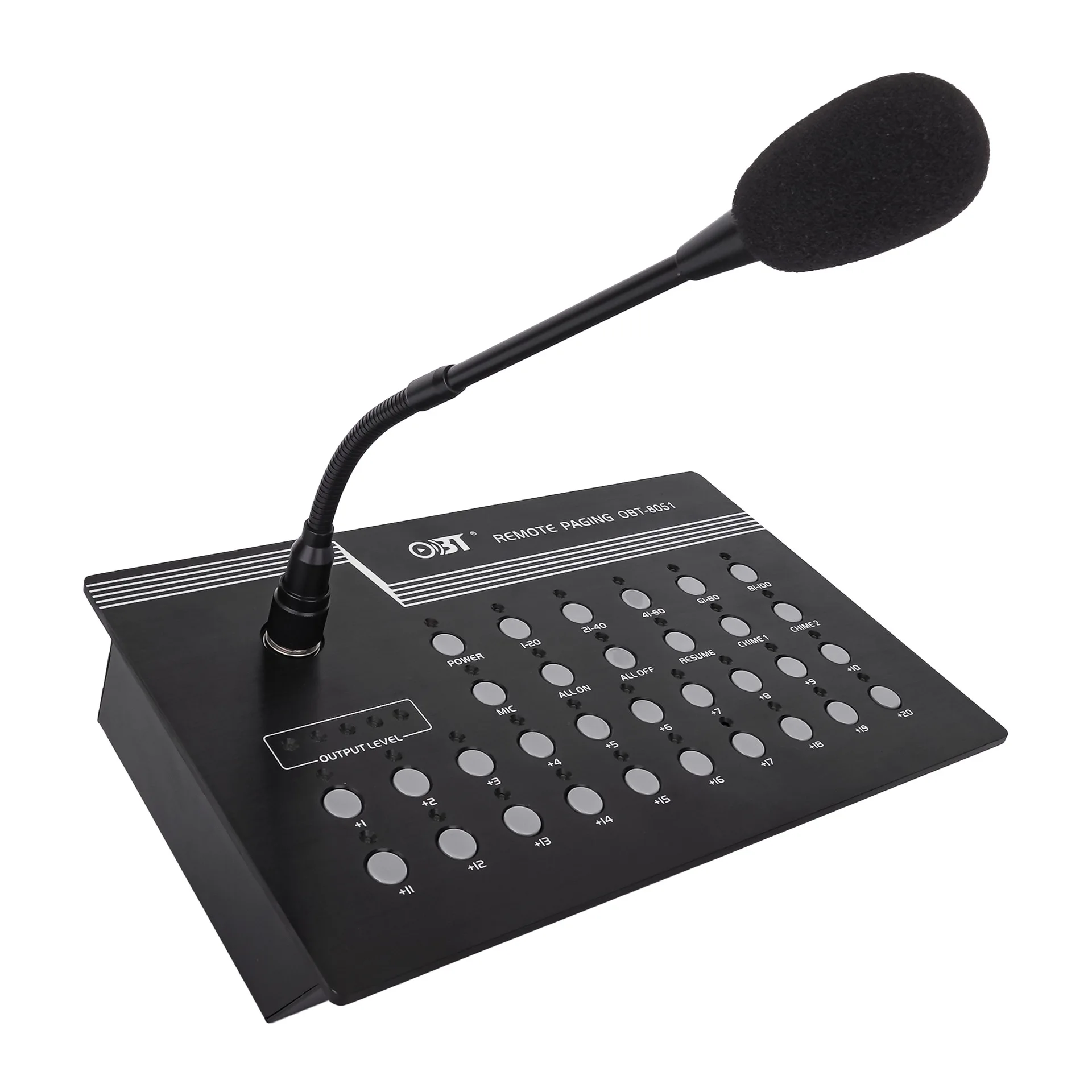Factory Direct 2026 Top RatedPublic address zone pager microphone, ten zone pager, intercom microphone