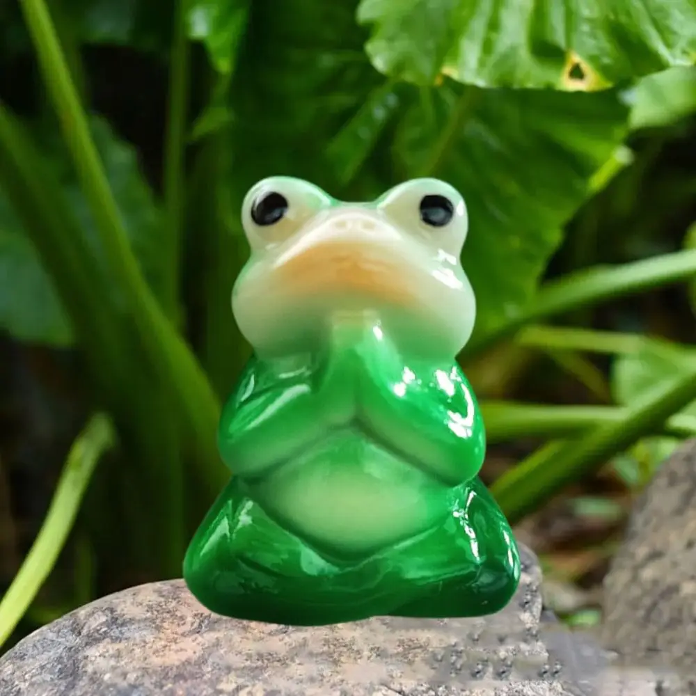 Gifts Simulated Animal Frogs Garden Frog Ornaments Resin Cute Garden Decorations Garden Decoration Garden Crafts Ornaments