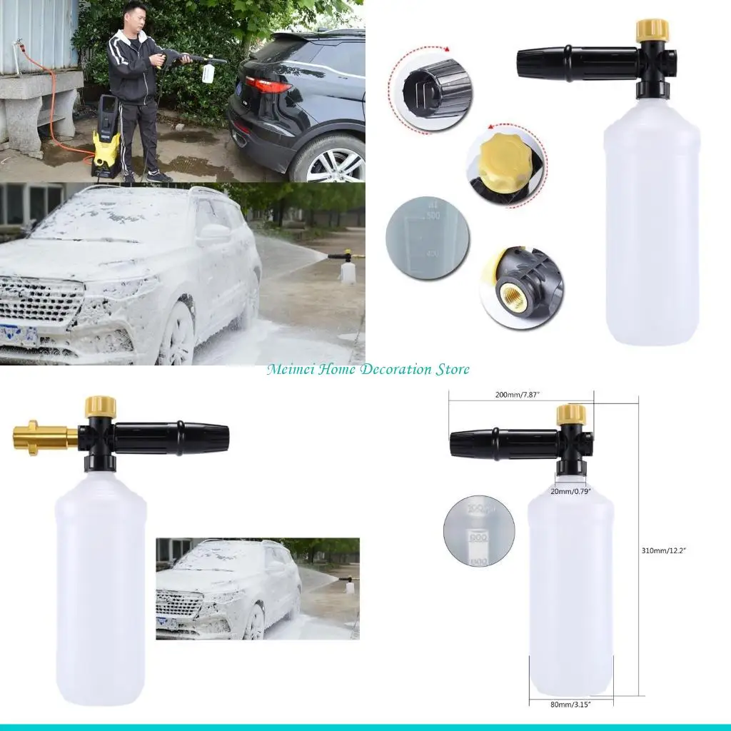 

H7BF Foam Cannons for Type-K K2-K7 Adjustable Snow Cannons Foam Kits Pressure Washer Nozzle Tip Quick Connector