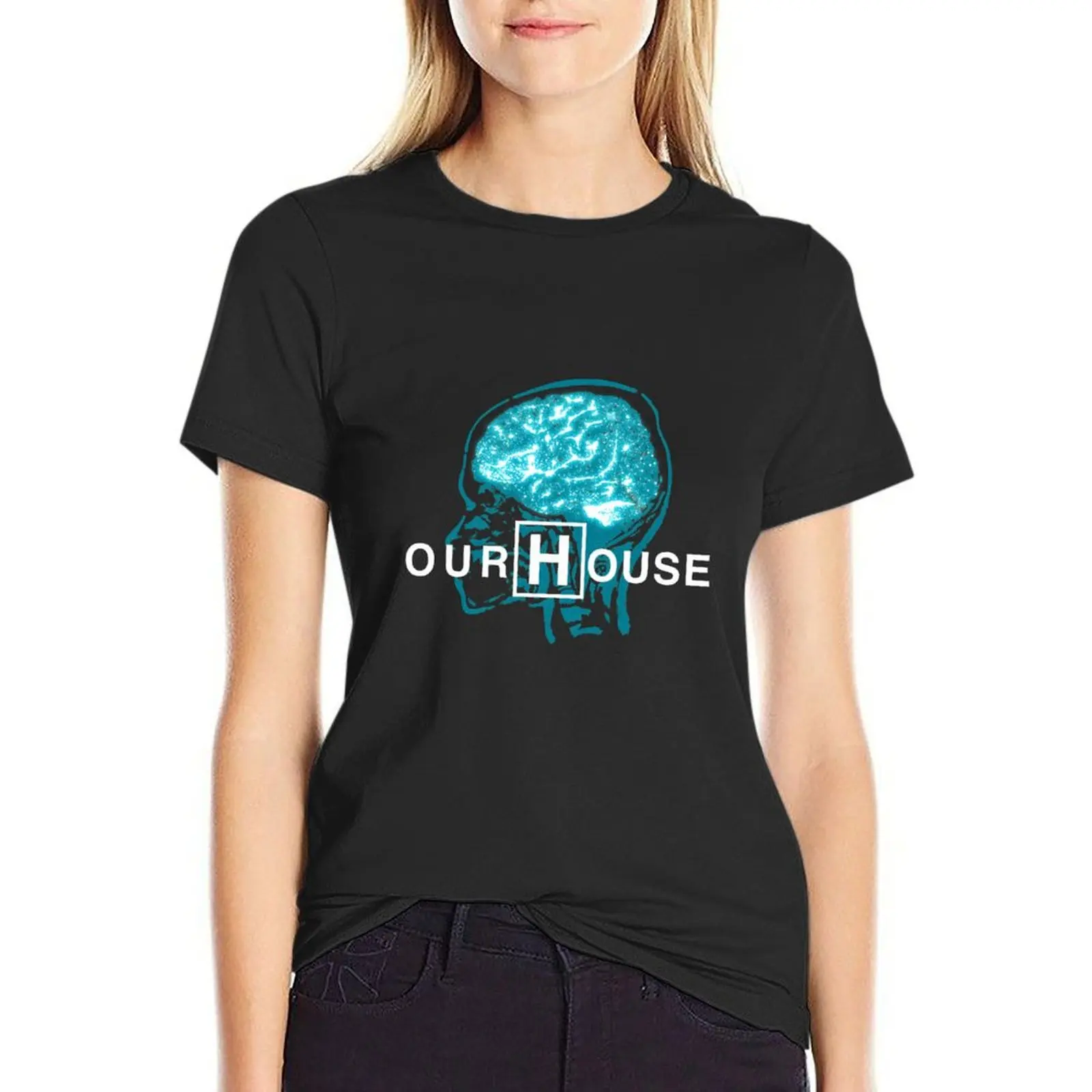 OUR HOUSE T-Shirt customizeds aesthetic clothes animal print tops for Women