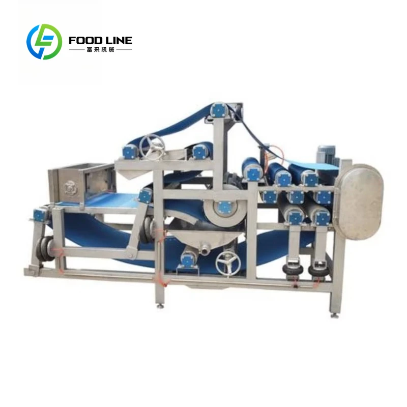 Máquina Prensa de Cinta Automática Personalizada de Acero Inoxidable para Zumo de Manzana, Coco, Pera y Piña