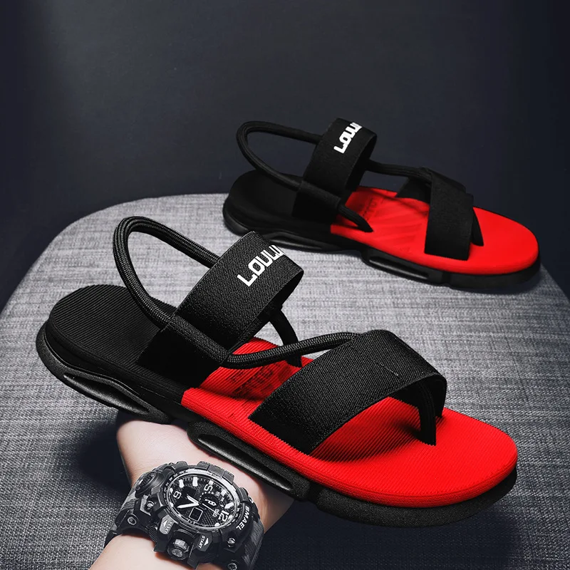 2024 Sommer lässige Sandalen Herren Hausschuhe Herren Outdoor Sandalen Strand Hausschuhe Sandalen Herren rutsch feste Hausschuhe Zapatos Hombre