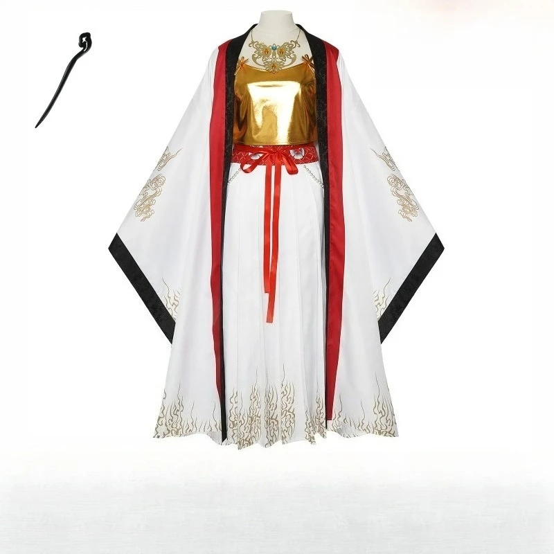 أسود أسطورة وو كونغ الأميرة الحديد مروحة تأثيري-المرأة الرجعية نفس النمط زي لعبة مرحلة الأداء ارتداء للحصول على تأثيري تحت عنوان