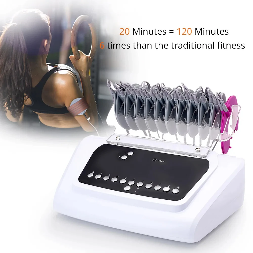 2in1 الحيوي مكركرنت شكل الجسم تعزيز الثدي مدلك آلة التحفيز الكهربائي محفز العضلات