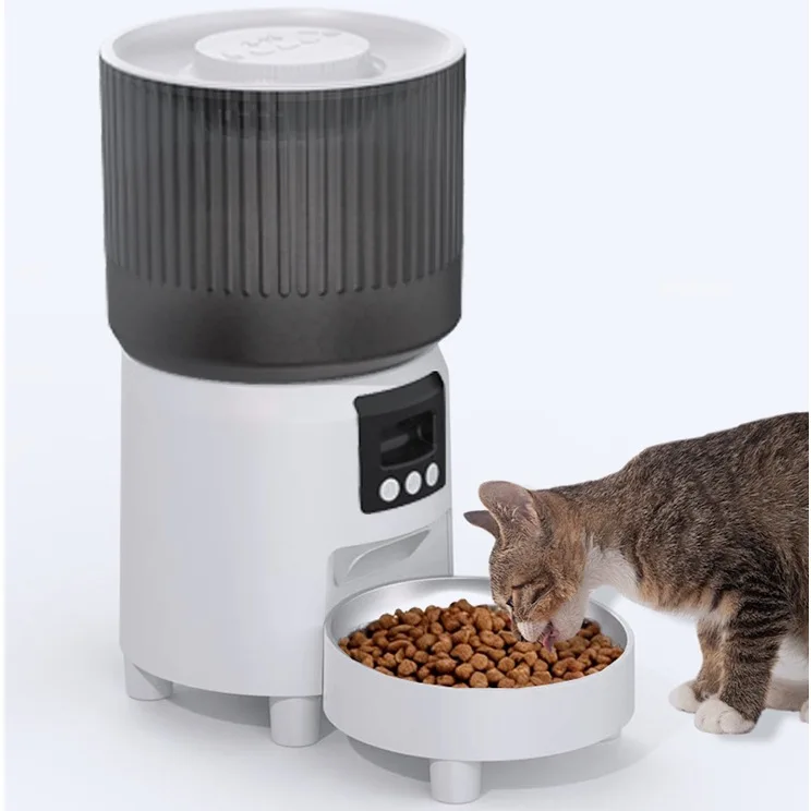 APP Controlled L Automatic Pet Feeder With Intelligent Recording Timed Quantitative Feeding For Cats And Dogs
