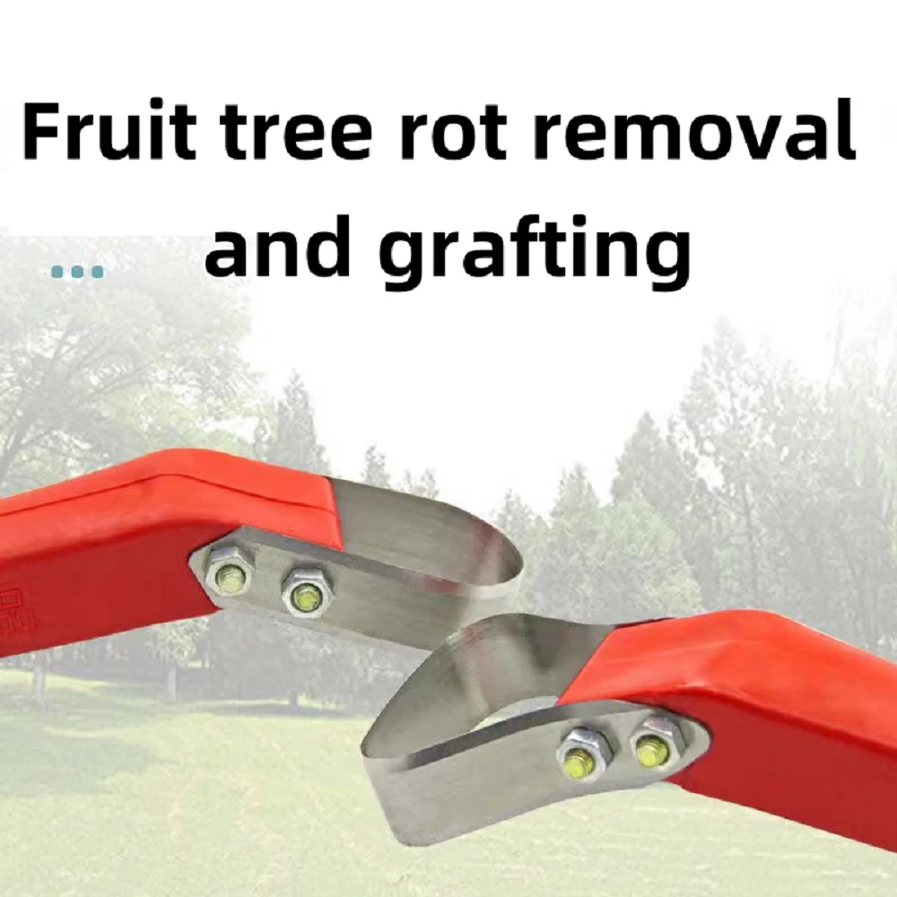 Fruit Tree Rot Scraping Bark Knife Multifunctional Peel Knife Gardening Tools Ring Cutting U-shaped Grafting Blade
