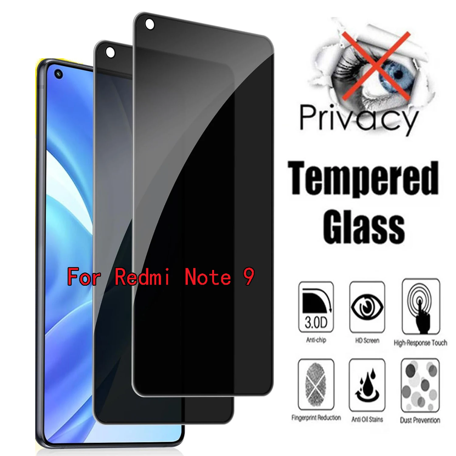 2Pcs 9H Privacy Scr… - image