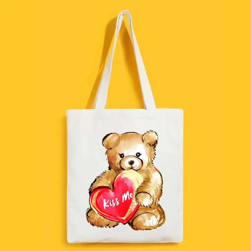 Cartoon Pink Bear/ Dog Heat Transfer For clothes DIY A-Level Washable T-shirt Iron-on Thermal Sticker Cute Lady Patches Applique