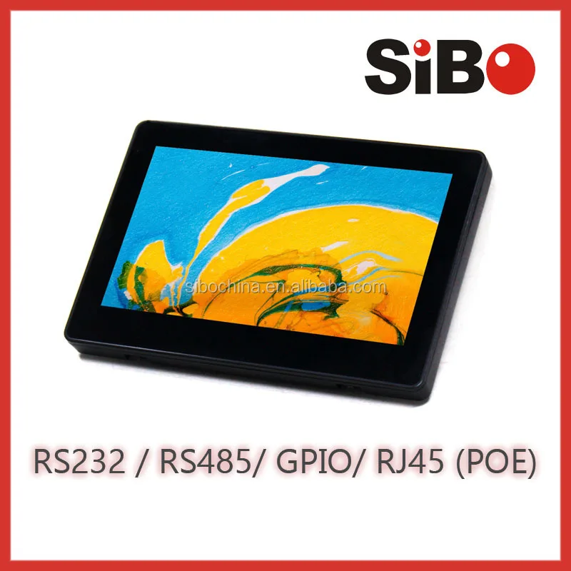 SIBO 7" แท็บเล็ต Android 6.0.1 ที่มีความละเอียด POE 1024*600 Q896S