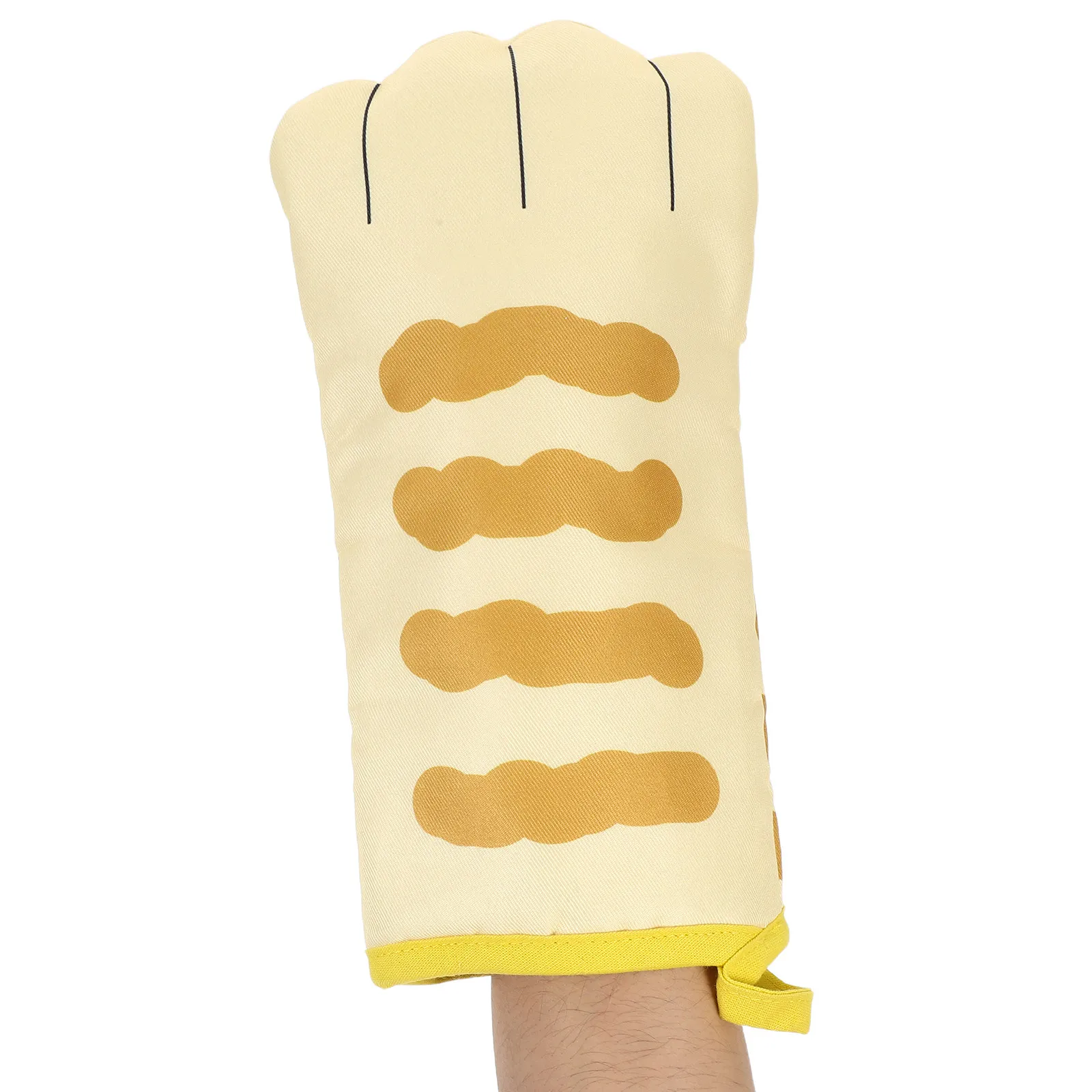

Heat Resistant Kitchen Oven Mitts Anti Scald Cooking Gloves for Baking Microwave Air Fryer High Heat Protection Comfortable