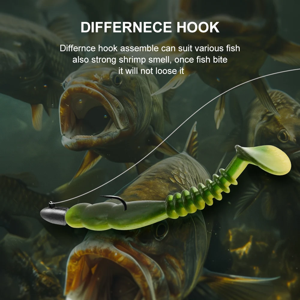 KESFISHING Big Lure swimbait Rock shiner 6in 3pcs Soft Plastic Bait Sea Fishing T tail Silicone Lure