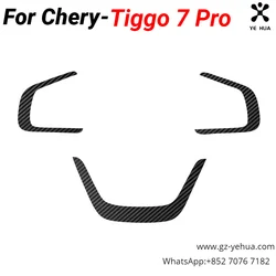 Car Styling For Chery TIGGO 7 Pro 2020 2021 2022 Steering Wheel Car Stickers Accessories Interior Decoration Automobiles Parts