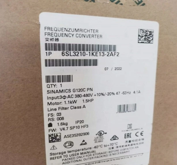 

Brand New Original 6SL3210-1KE13-2AF2 6SL3210-1KE18-8AF1 Fast Delivery