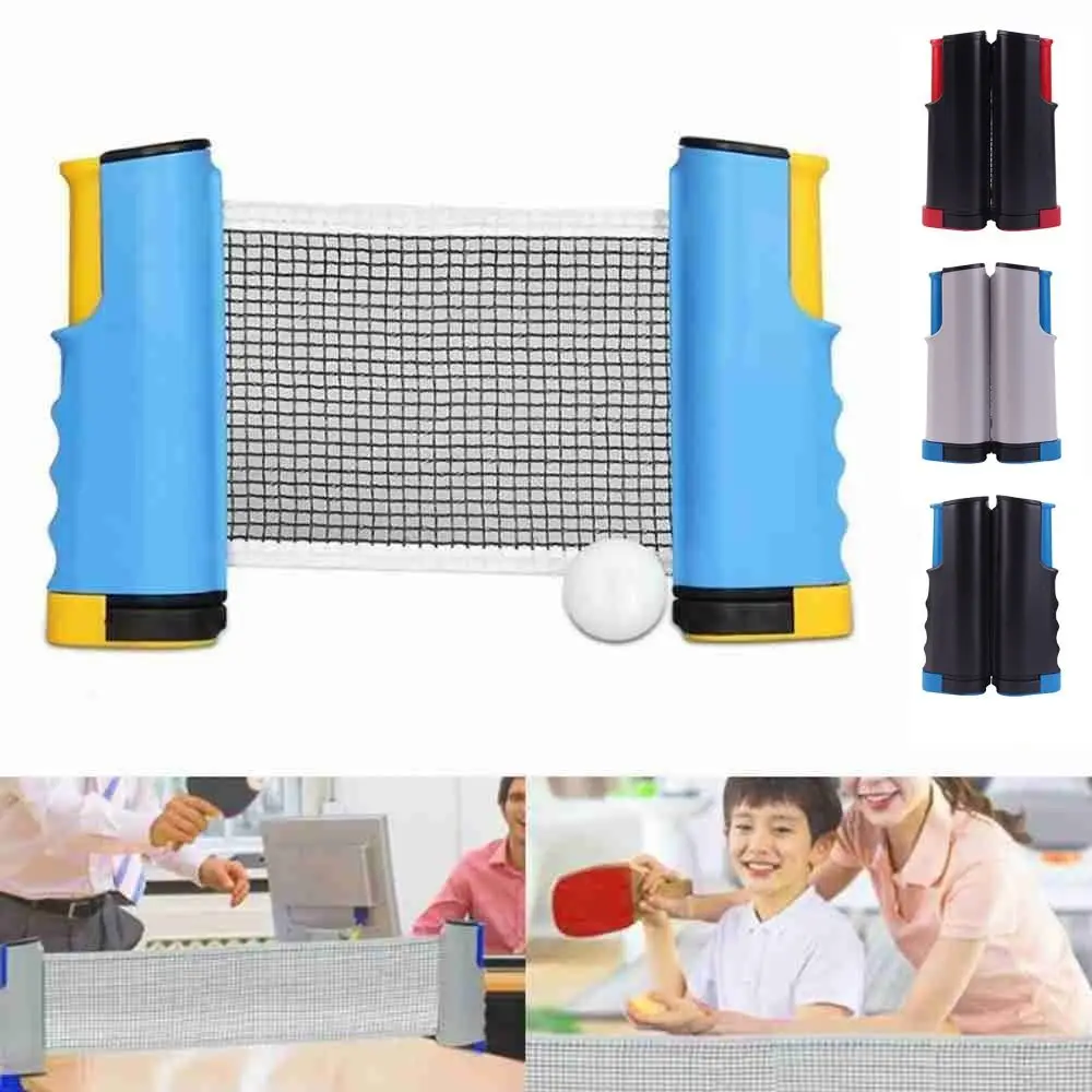 Retractable Net Ping Pong Net Frame Set Carry Bag Easy Setup Design Table Tennis Set Complete Accessories Lightweight