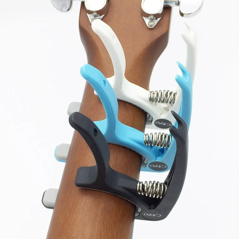 Quick Change Guitar Capo Plastic Tuning Clamp 6 String Universal Design For Acoustic Classic Electric Guitar Instrument Parts