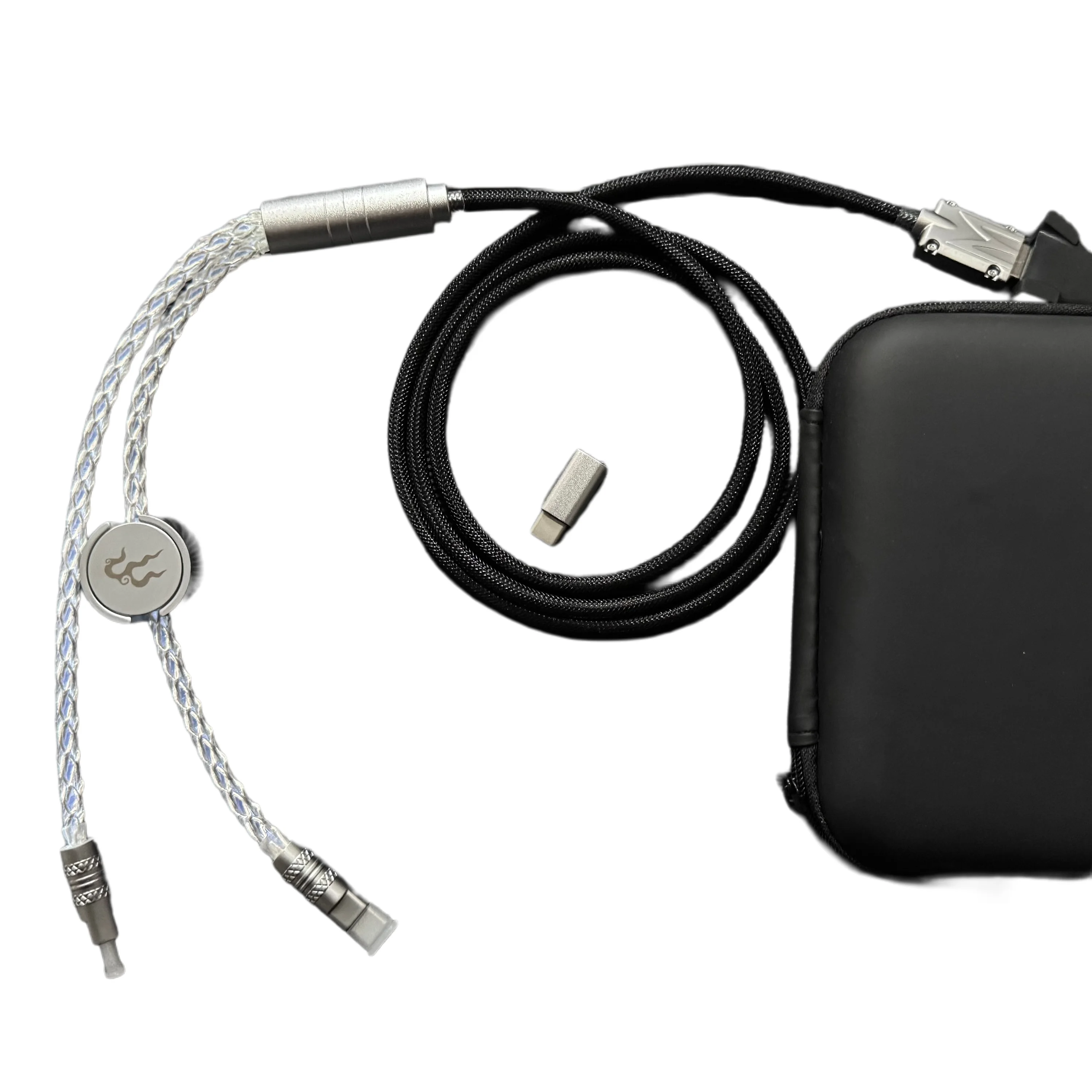 Magnetyczne sterowanie oświetleniem Obsługuje podwójne 8k 1-w-2 magnetyczne kable TYPE-C do klawiatury z osią magnetyczną, kabel do klawiatury mechanicznej USB - TYPE C — 2