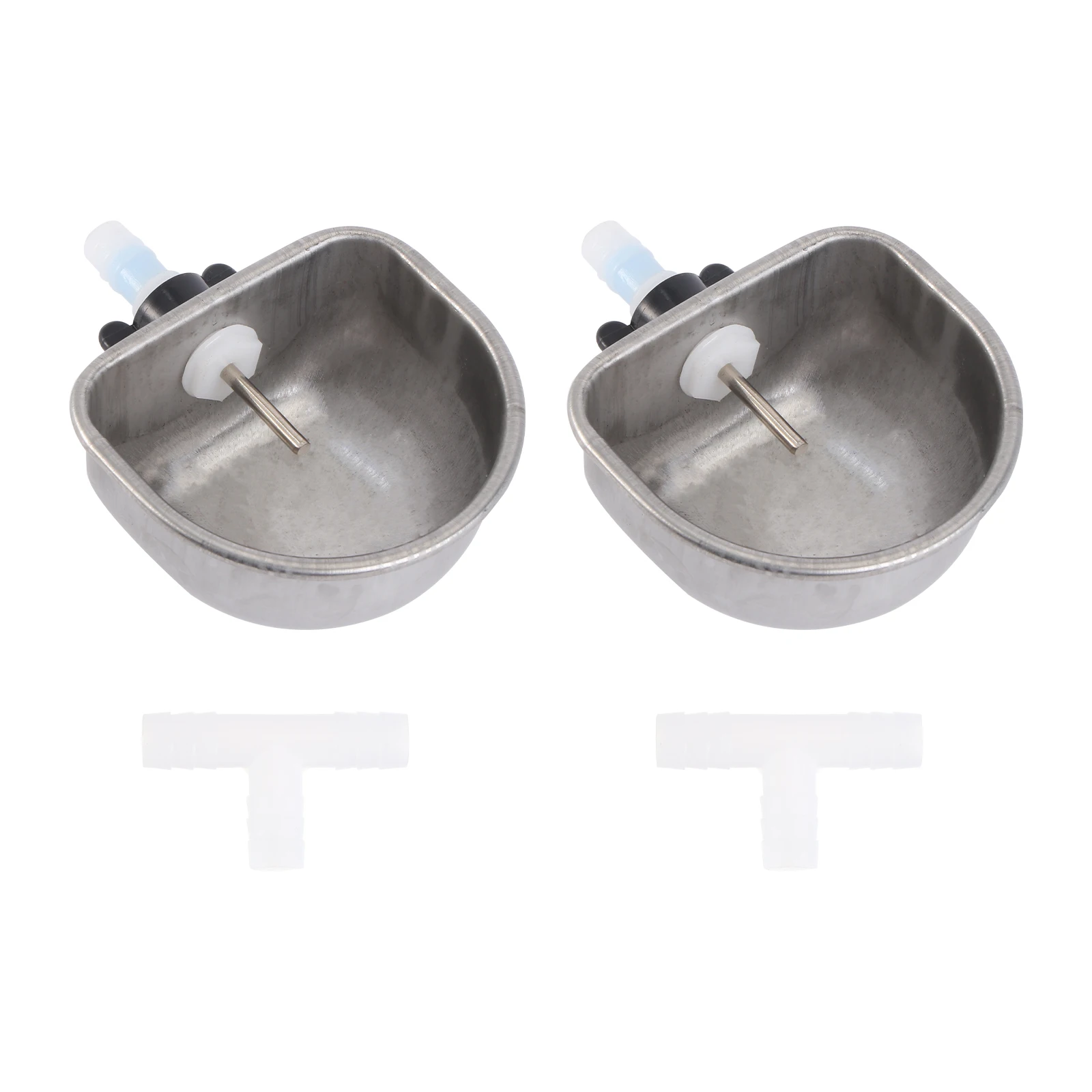 

Stainless Steel Drinking Fountain Water Dispenser Pet Feeder Ferret Bottle Small Animal Easy Durable Practical Pet Cage