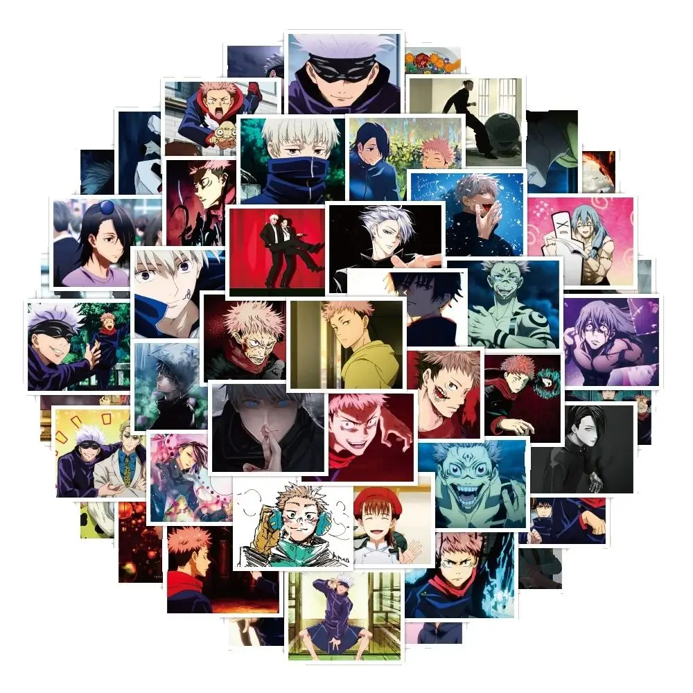 50PCS spell return to war anime personalized decorative doodle waterproof sticker skateboard cup