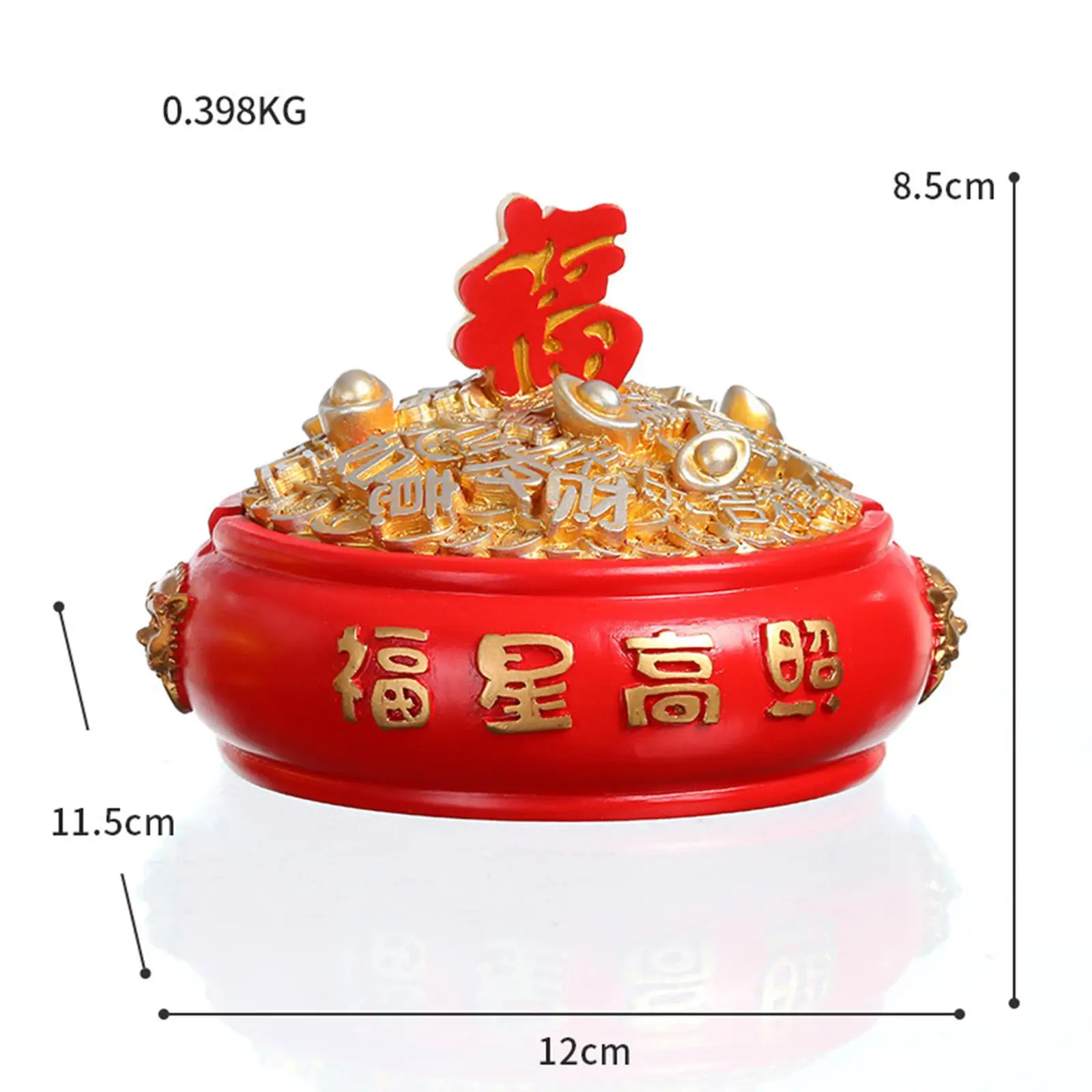 Novelty Cigarette Ashtray Attract Wealth Ash Catcher for Home Office Decor
