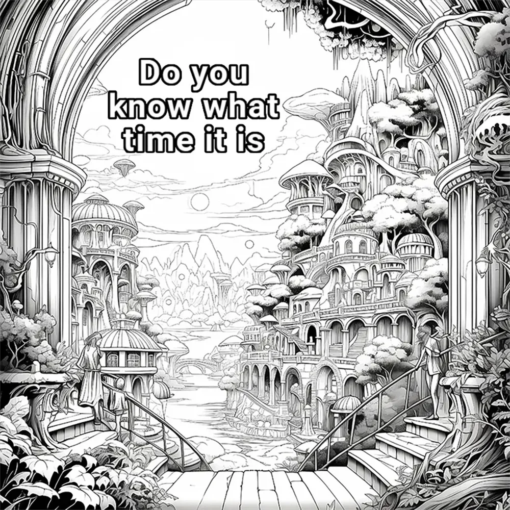 Книга-Раскраска с двойными страницами, 20 страниц