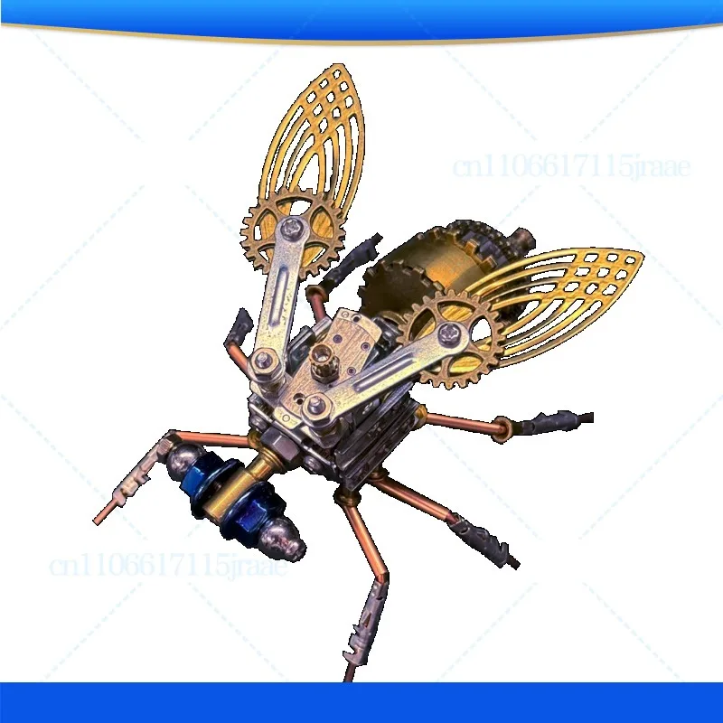 

Механическая фруктовая муха в стиле стимпанк, механическая модель насекомых, цельнометаллическая креативная детская головоломка ручной работы, подарок
